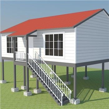 High Set Light Gauge Stål Prefab House